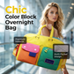 🏆LAST DAY SALE 50% OFF🔥Casual Color Block Overnight Bag