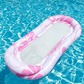 ⏰50% RABATT HALVT PRIS🔥🌊 Uppblåsbar Poolflotte Hängmatta med Mesh-center ☁️ Avslappnad vattenhängmatta för sommar 🏊‍♀️💦