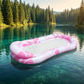 ⏰50% RABATT HALVT PRIS🔥🌊 Uppblåsbar Poolflotte Hängmatta med Mesh-center ☁️ Avslappnad vattenhängmatta för sommar 🏊‍♀️💦