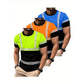 🔥Exklusivt 50% RABATT | Herr 3-Pack Kylande Träningströjor | Andningsbara Fuktavledande Gymtoppar | Dynamisk Kontrast Kortärmade T-Shirts för Löpning & Träning