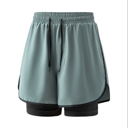 Herr 2-i-1 Prestationsshortsbyxor