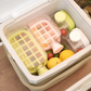 🧊🍶🧊 Upptäck ett nytt sätt att njuta av sommardrycker – tryck bara, så faller isbitarna ut automatiskt! ❄ 2‑in‑1 Ice Maker Bottle – chilled water, no messy trays