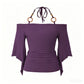 🌹 50% RABATT NU! 🌹Dam Off-Shoulder Halterneck Topp