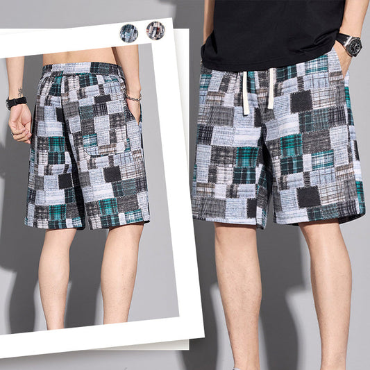 🎉Nyhet! Begränsad tid - 50% rabatt⏰👕 Avslappnade färgblocksshorts för män – perfekta för sommaren