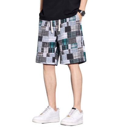 🎉Nyhet! Begränsad tid - 50% rabatt⏰👕 Avslappnade färgblocksshorts för män – perfekta för sommaren