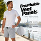 📢📢50% RABATT!! ⏰Herr Snabbtorkande Sportshorts med Dragkedjefickor
