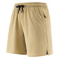 📢📢50% RABATT!! ⏰Herr Snabbtorkande Sportshorts med Dragkedjefickor