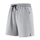 📢📢50% RABATT!! ⏰Herr Snabbtorkande Sportshorts med Dragkedjefickor