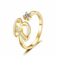 💍 50% RABATT! ✨ Justerbar Glittrande Initialring för Kvinnor – Välj Din Egen A–Z – Perfekt Som Present & Personlig Accessoar 🌸