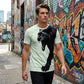 🔥🎁Nyhet 50 % RABATT🔥Herr Andningsbar Grafisk T-Shirt