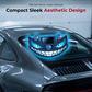 😈 50% RABATT NU! 💡 Solcellsdriven LED-varningslampa "Teufelsauge" – Vibrationssensor & USB/Laddning – Perfekt för Bilar & Lastbilar – Ökar Trafiksäkerheten 🚗