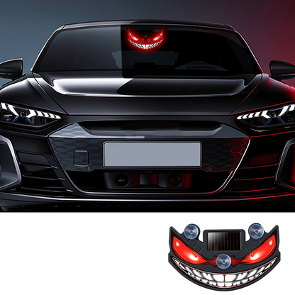 😈 50% RABATT NU! 💡 Solcellsdriven LED-varningslampa "Teufelsauge" – Vibrationssensor & USB/Laddning – Perfekt för Bilar & Lastbilar – Ökar Trafiksäkerheten 🚗