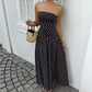 🎉 Rea 2026 – Över 46 000 sålda!💞 Off-shoulder-klänning med prickmönster för damer – tidlös charm möter modern elegans 🌸