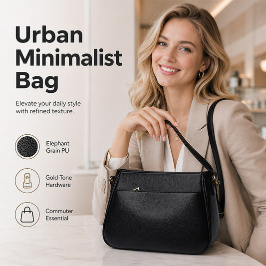 🎉 BEGRÄNSAD TID 50% RABATT! 👜 Elegant Axel- och Crossbodyväska för Kvinnor – Urban Minimalistisk Design, Rymligt Interiör & Kvalitets-PU-Läder ✨