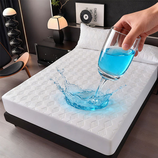 🛏️ BEGRÄNSAD TID 50% RABATT! 💧 Vattentätt Madrass­skydd – Quiltad, Andningsbar & Lättskött – Tyst Skydd & Säker Elastisk Passform ✨