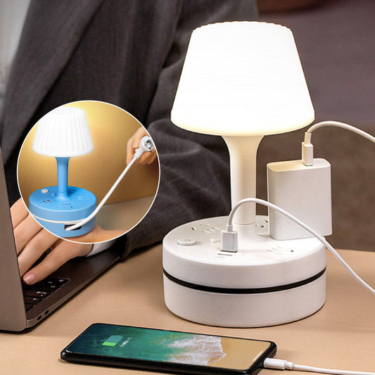 ✨50 % RABATT NU!✨Allt-i-ett-design, flera funktioner för att möta dina olika behov!-Sänglampor med AC-uttag och USB-portar