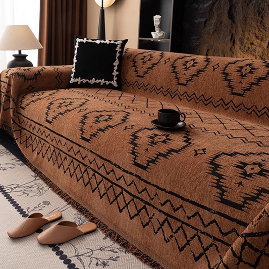 🛋️50% RABATT⏰ Mjukt sofföverdrag, full täckning, skyddar & förskönar soffa☕️