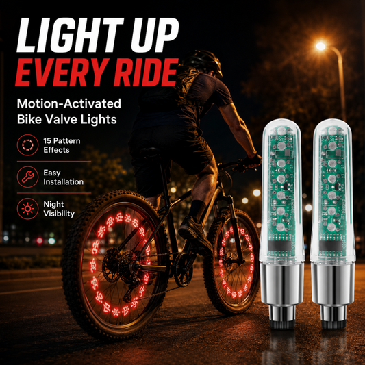 # Vattentäta lampor för cykeldäckventiler