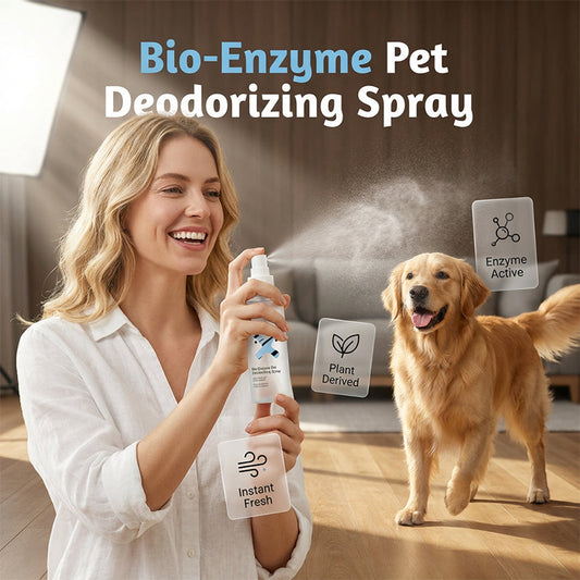 🐾50% RABATT!💨  Bioenzymbaserad deodorantspray för husdjursområden | Fräschare hem🌿