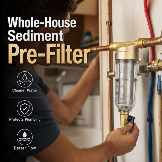 🚰 50 % RABATT NU! 🛡️ Sedimentförfilter för hela huset – skyddar kranar, duschar & vitvaror 💧
