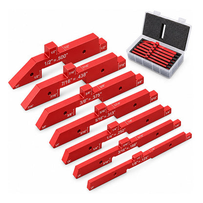 📐 50% RABATT NU! 🛠️ Inställningsblock i aluminium – laseretsade, anodiserade & precisa – för bordssågar, fräsbord och pelarborrmaskiner 🔧