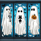 🎃50% RABATT👻 Söt Halloween-spöke fönsterdekal, statisk klister, enkel att sätta och ta bort