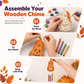 ✨🎃 1+1 GRATIS!! 🎃✨ Halloween-pysselkit i trä – Kurbits | DIY-vindspel