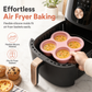 🍰50% RABATT🥧3-hålsform 10 cm rund cylindrisk silikonform för DIY-bakning – regnbågstårta och pizza🧁