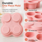 🍰50% RABATT🥧3-hålsform 10 cm rund cylindrisk silikonform för DIY-bakning – regnbågstårta och pizza🧁