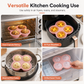 🍰50% RABATT🥧3-hålsform 10 cm rund cylindrisk silikonform för DIY-bakning – regnbågstårta och pizza🧁
