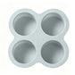 🍰50% RABATT🥧3-hålsform 10 cm rund cylindrisk silikonform för DIY-bakning – regnbågstårta och pizza🧁