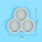 🍰50% RABATT🥧3-hålsform 10 cm rund cylindrisk silikonform för DIY-bakning – regnbågstårta och pizza🧁