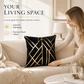 🛋️50% RABATT✨Klassisches europäisches goldfoliertes Kissenbezug 45x45cm – Dekorativer Sofakissenbezug für Zuhause, Kissenfüllung nicht enthalten