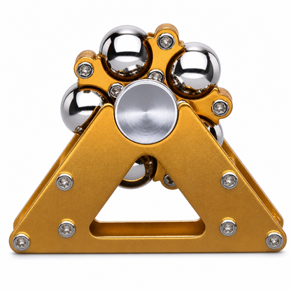 🌀50% RABATT✨Metall Fidget Spinner – Stresslindrande Leksak med Rullande Kulbana, perfekt för vardaglig avkoppling💥