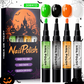 🎃 BEGRÄNSAT ERBJUDANDE 50% RABATT! ✨ Snabbtorkande Nagellackspennor för Halloween – Vattenbaserade, Luktfria & Exakt Nagelkonst 💅