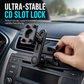 🚗 50% RABATT! ✨ Mobilhållare för bilens CD-fack – Justerbar teleskoparm, stabil skruvlåsning & enhandsfattning för alla smartphones