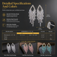 💎 50% RABATT! ✨ Zirkon örhängen – Tofsdroppe & elegant glans ✨
