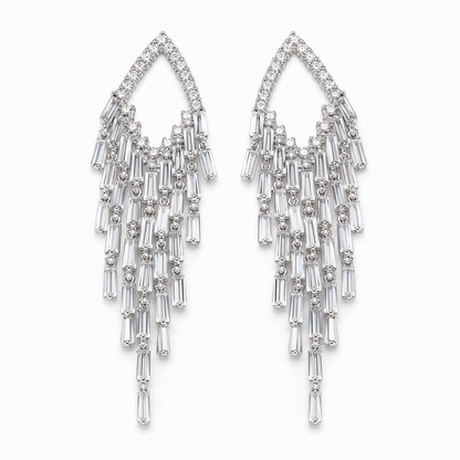 💎 50% RABATT! ✨ Zirkon örhängen – Tofsdroppe & elegant glans ✨