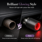 🚗50 % RABATT🔥Avgasmunstycke för bil med LED-ljus, snygg dekor till fordonet💡