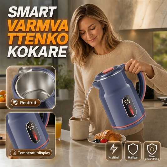 ☕️50% RABATT♨️Elektrisk vattenkokare med smart temperaturkontroll, håller önskad temperatur💧