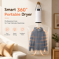 🌤️ 50% RABATT ✨ Hopfällbar portabel klädtork – 240 min timer, rymlig torkpåse, enkel att förvara☀️