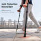 🦵 50% RABATT ✨ Hopfällbara underarmskryckor – stötdämpande fjäder, aluminiumram, halkskyddade fötter för rehabilitering🚶