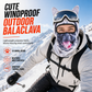⛷️🌬️50% RABATT🐾Vindtät balaclava med djurtryck – skyddar ansikte och hals utomhus❄️