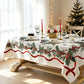 🎄 50 % RABATT✨Vattentät julbordsduk, skyddar bordet mot fläckar🏚️