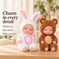🧸50 % RABATT🎀Mini babydockor, 6 söta stilar, gulligt leksak för barn