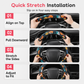 🚗 50 % RABATT NU! 🧵 Elastiskt rattskydd utan innerring – svalt grepp, ventilerande tyg & perfekt passform för 37–38 cm rattar ✨