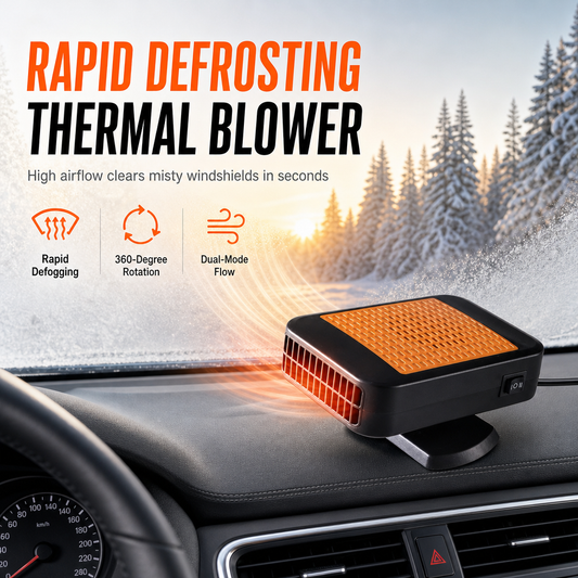 📢📢 50 % RABATT!! ⏰ Bärbar 12V bilvärmare och defroster för vindrutan♨️