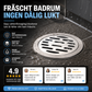 🛁 Tidsbegränsad 50% rabatt! 💧 Rund borstad rostfri golvavlopp med luktstopp, stilren design för badrum och dusch 🚿