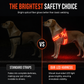 🐶 50% RABATT 💡 Justerbar blinkande LED-hundsele, säkerhetsbelysning för kvällspromenader🦺