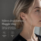 💧 50% RABATT ✨ Eleganta droppformade huggieörhängen, minimalistiskt smycke för kvinnor